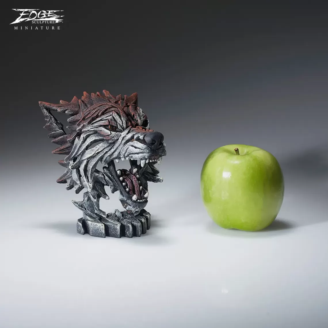 Miniature Wolf Bust